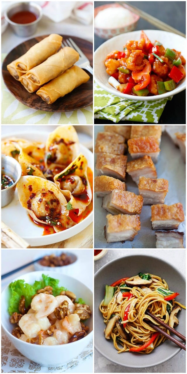 Chinese New Year Recipes with complete Chinese Lunar New Year meal plan.