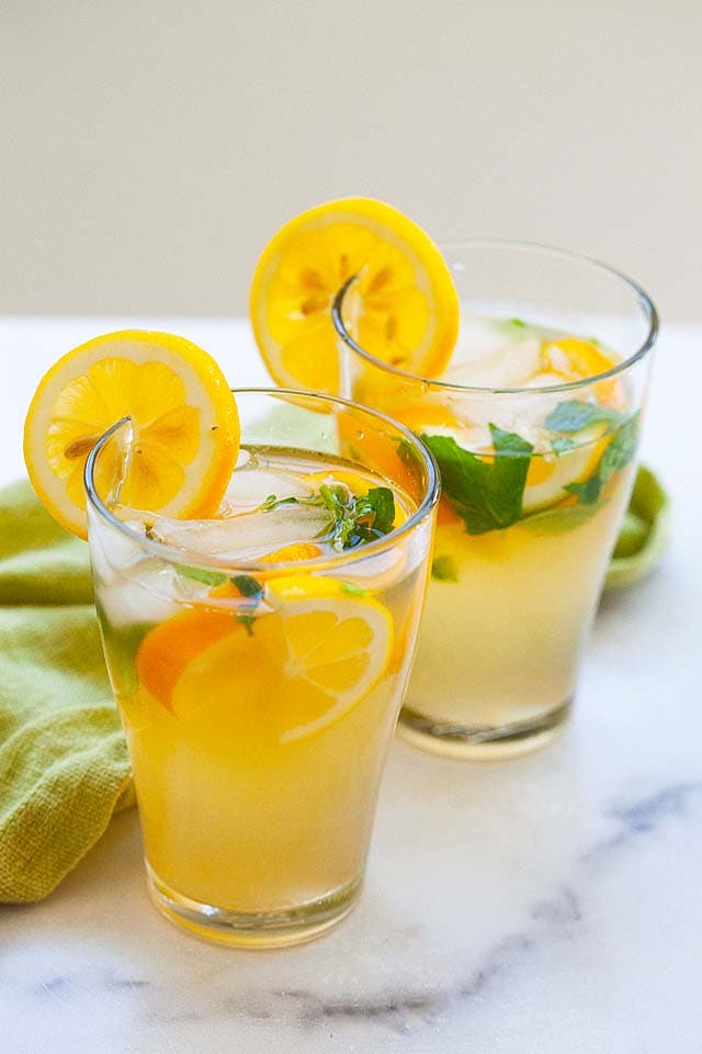 Homemade lemonade recipe.